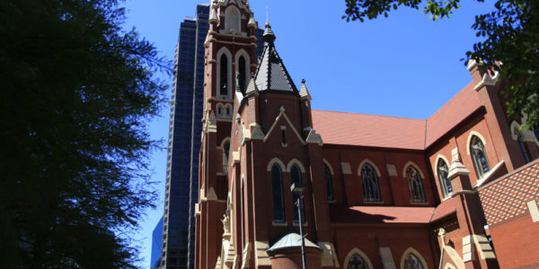 Knights of Bikes Dallas — Cathedral Shrine of the Virgin of Guadalupe on Bikes Dallas