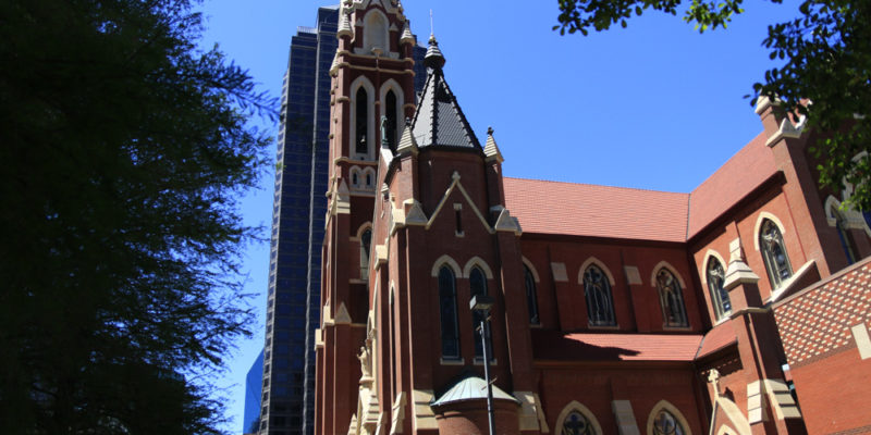 Knights of Bikes Dallas — Cathedral Shrine of the Virgin of Guadalupe on Bikes Dallas