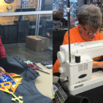 Sewing Knights on Bikes-Dallas Patches